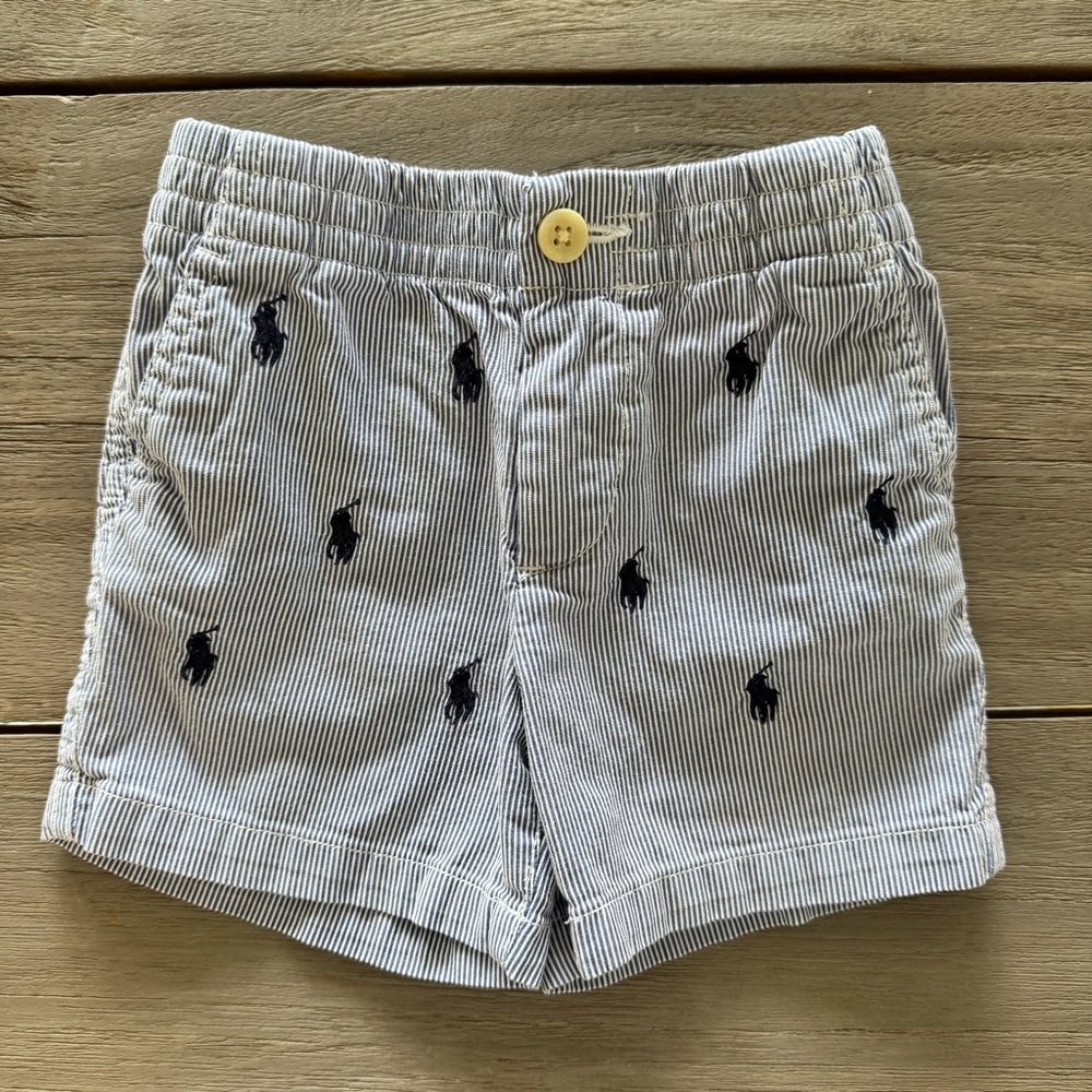 Baby Polo Ralph Lauren Seersucker Shorts 9M